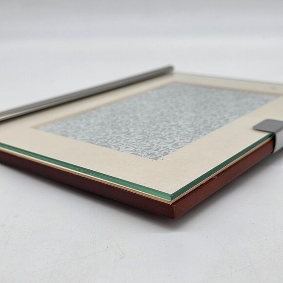 Green Tree Gallery 5" X 3" Glass & Wood Picture Frame - Picture 6 of 8